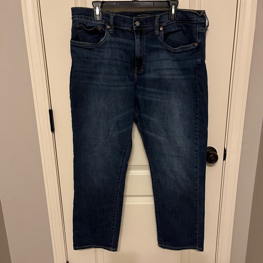 Lucky Brand Men's Straight Jeans - Dark Blue